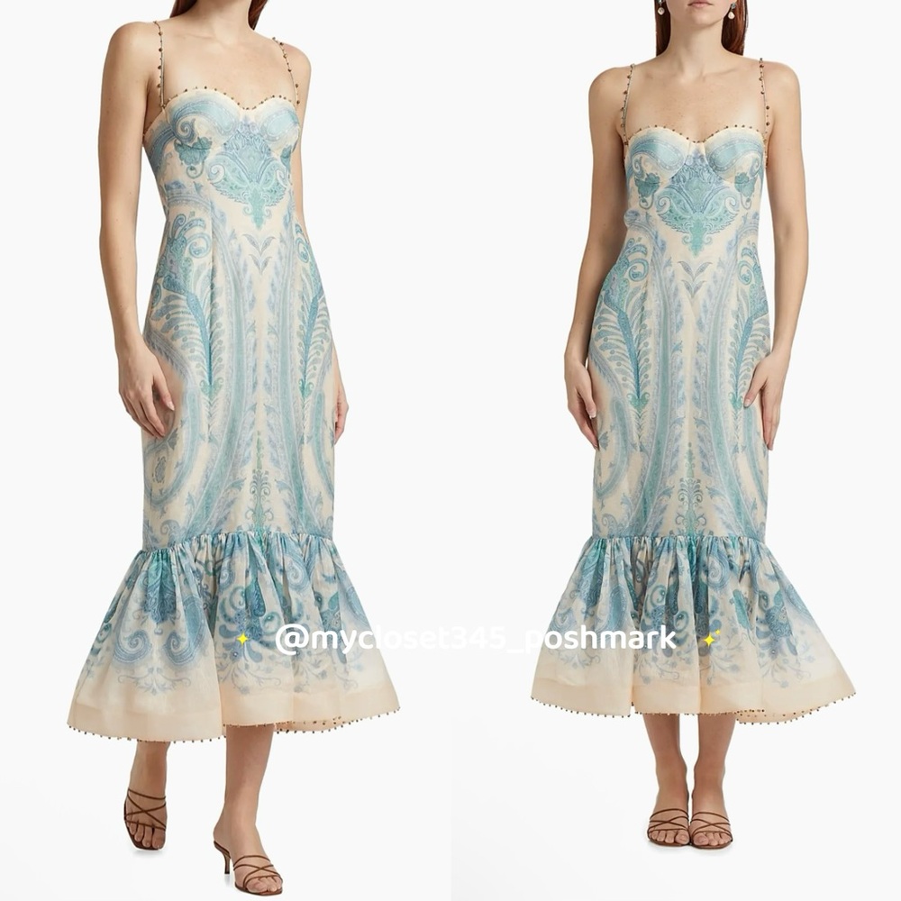 🔥RUNWAY NWT AU1 Zimmermann Illuminate Mermaid Gown - Picture 16 of 16